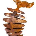 Beleuchteter Bronzefisch Beleuchteter Bronzefisch